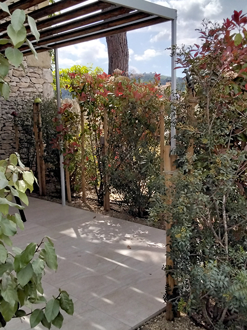 Une terrasse à l'abri des regards